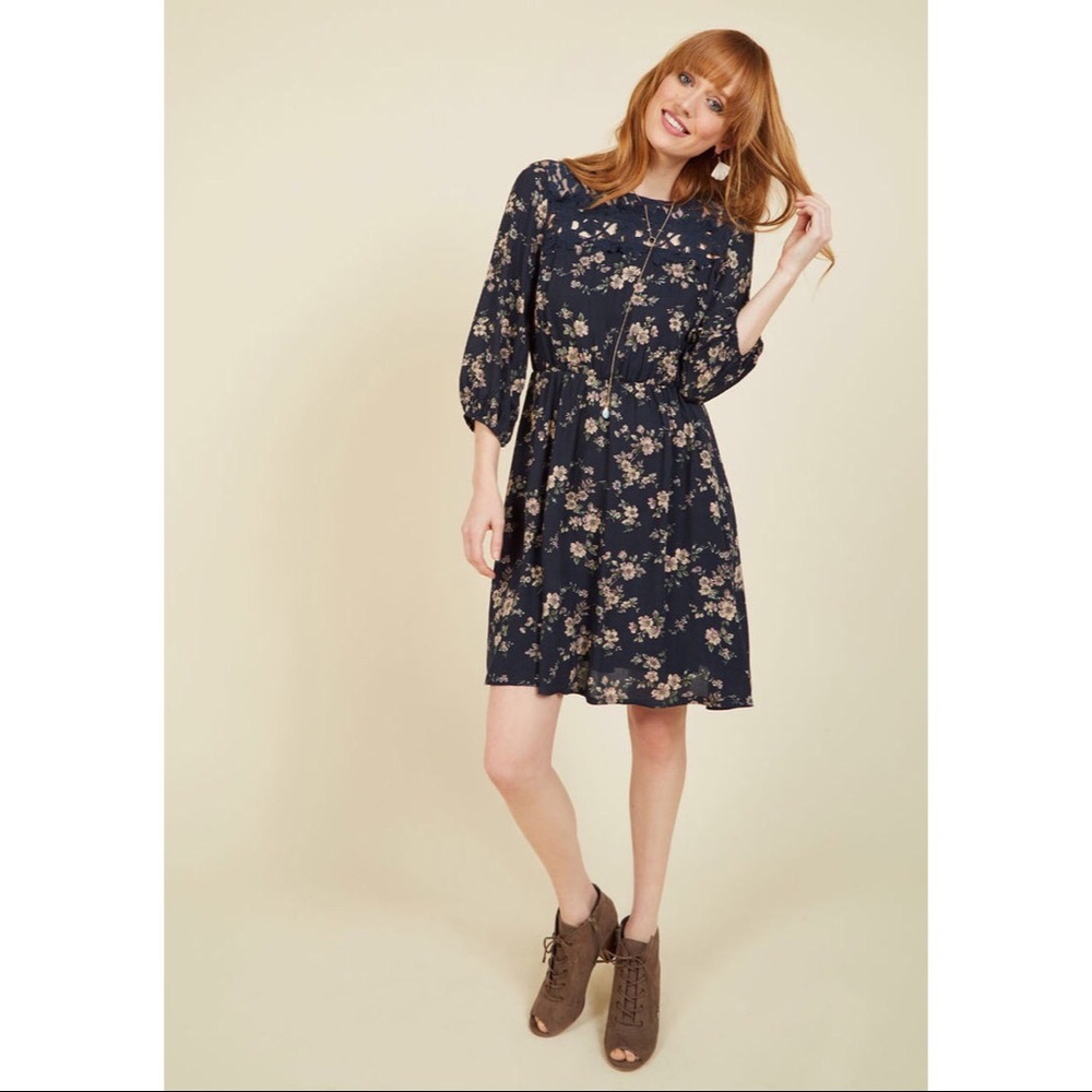 NWOT Modcloth Midwest A-line Dress